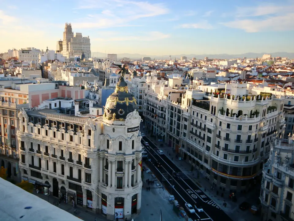Edificio Metrópolis en la Gran Vía, Madrid